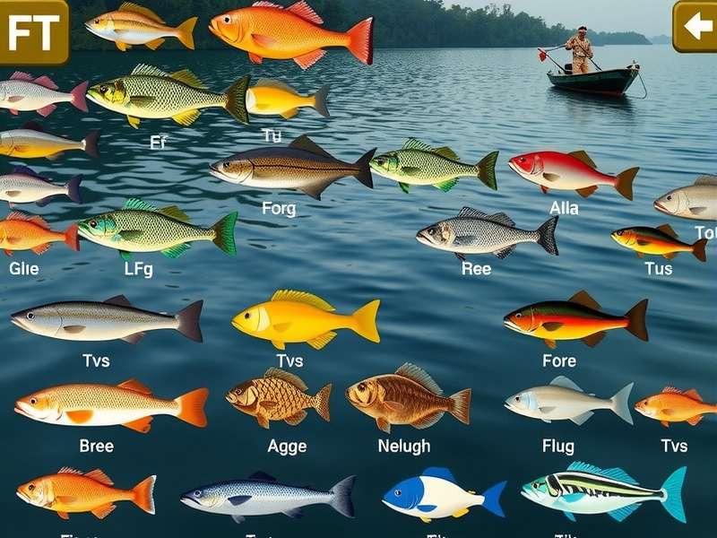 Kerala Fish Paradise gameplay screenshot showing fishing in Kerala backwaters